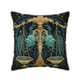 thumbnail image 1 of ZNDUO Throw Pillow, 16"x16" Bed Pillow and Couch Pillows - Indoor Decorative Pillows，Libra Throw Pillow, 1 of 8