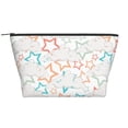 thumbnail image 1 of ZNDUO Travel Makeup Bag for Women Star and Cloud Pattern Toiletry Bag, Multifunctional Storage Bag Cosmetic Bag Make Up Organizer, 1 of 7