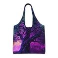 thumbnail image 1 of ZNDUO Women Tote Bag, Casual Handbags Big Capacity Shopping Shoulder Bag- Fairy Tale Mysterious Tree Pattern, 1 of 7