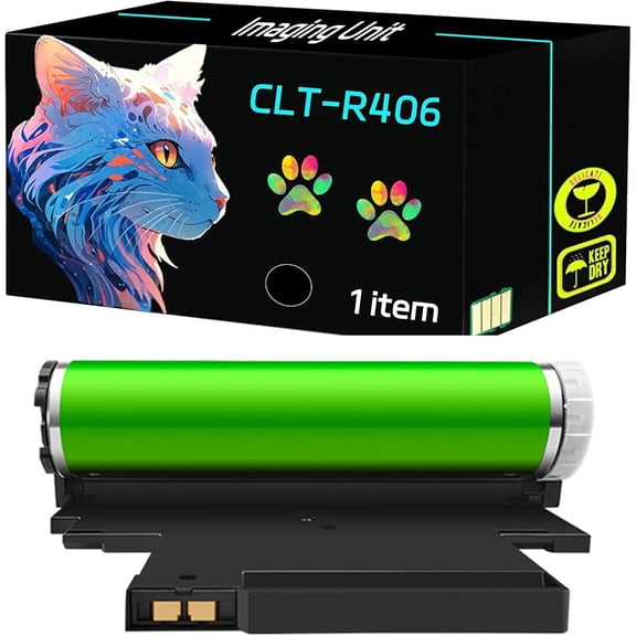 ZNER CLT-R406 Imaging Unit Compatible for Samsung CLP-365 CLP-365W CLX-3305FW Xpress C410W Xpress C430W Xpress C460FW Xpress C480FW Printers, Print Clearly