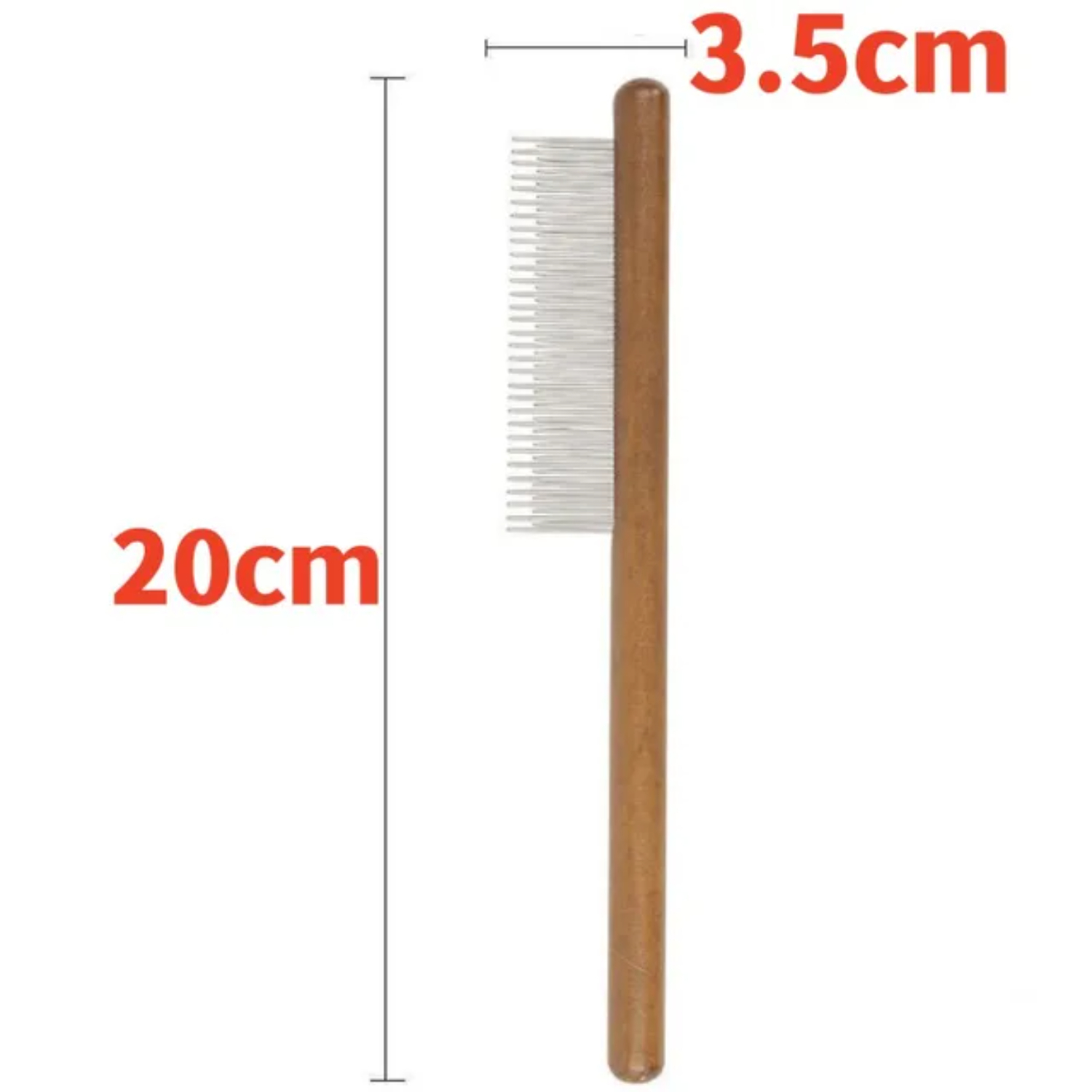 ZNGGUDZ Gentle and Effective Soft Ultimate Wooden Grooming Comb for