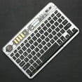 ZNGPNG Bluetooth Wireless Keyboard MultiColor Backlit Rechargeable iOS
