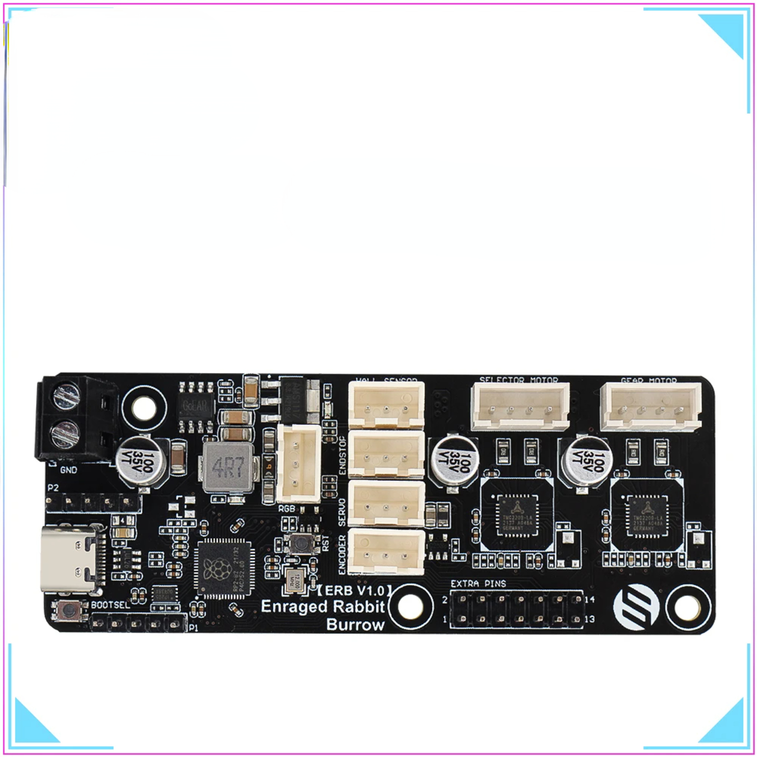 ZNGPNG Enraged Rabbit BURROW board Feeder board 3d Printer Parts for