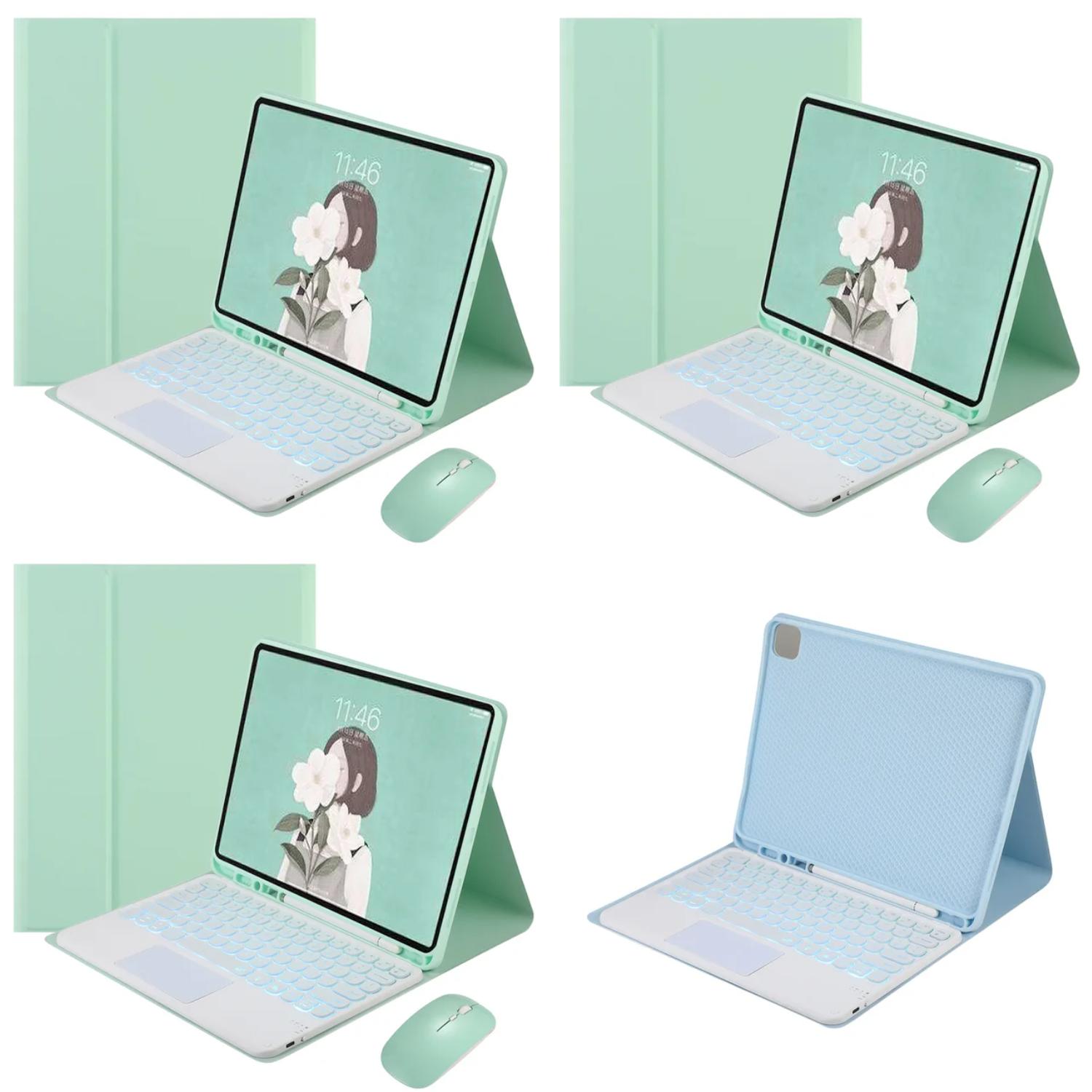 ZNGPNG Tab S9 Ultra Keyboard Case with Backlit Touchpad Keyboard 14.6‘‘ Cover
