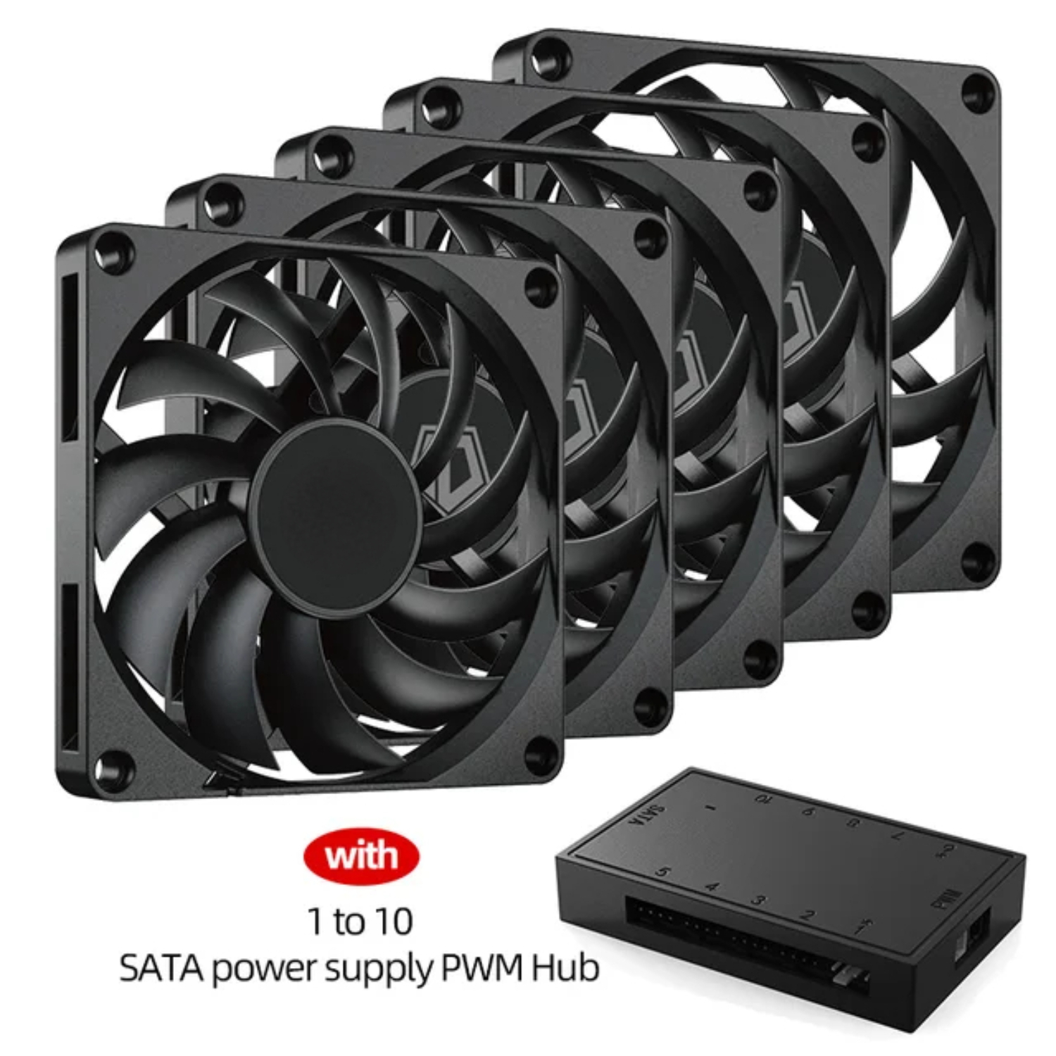 ZNGPNG The perfect choice for your cooling needs this sleek and ultrathin IDCOOLING 80mm PWM