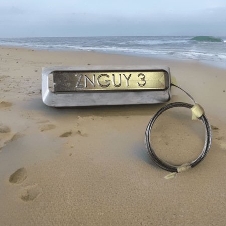Boat Lift Zinc Anode with 10ft Stainless Steel Cable – ZNGUY3