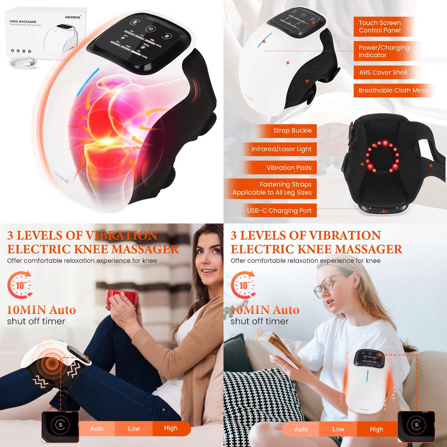 ZNGXYU Heated FarInfrared Knee Therapy Device for Elderly Effective