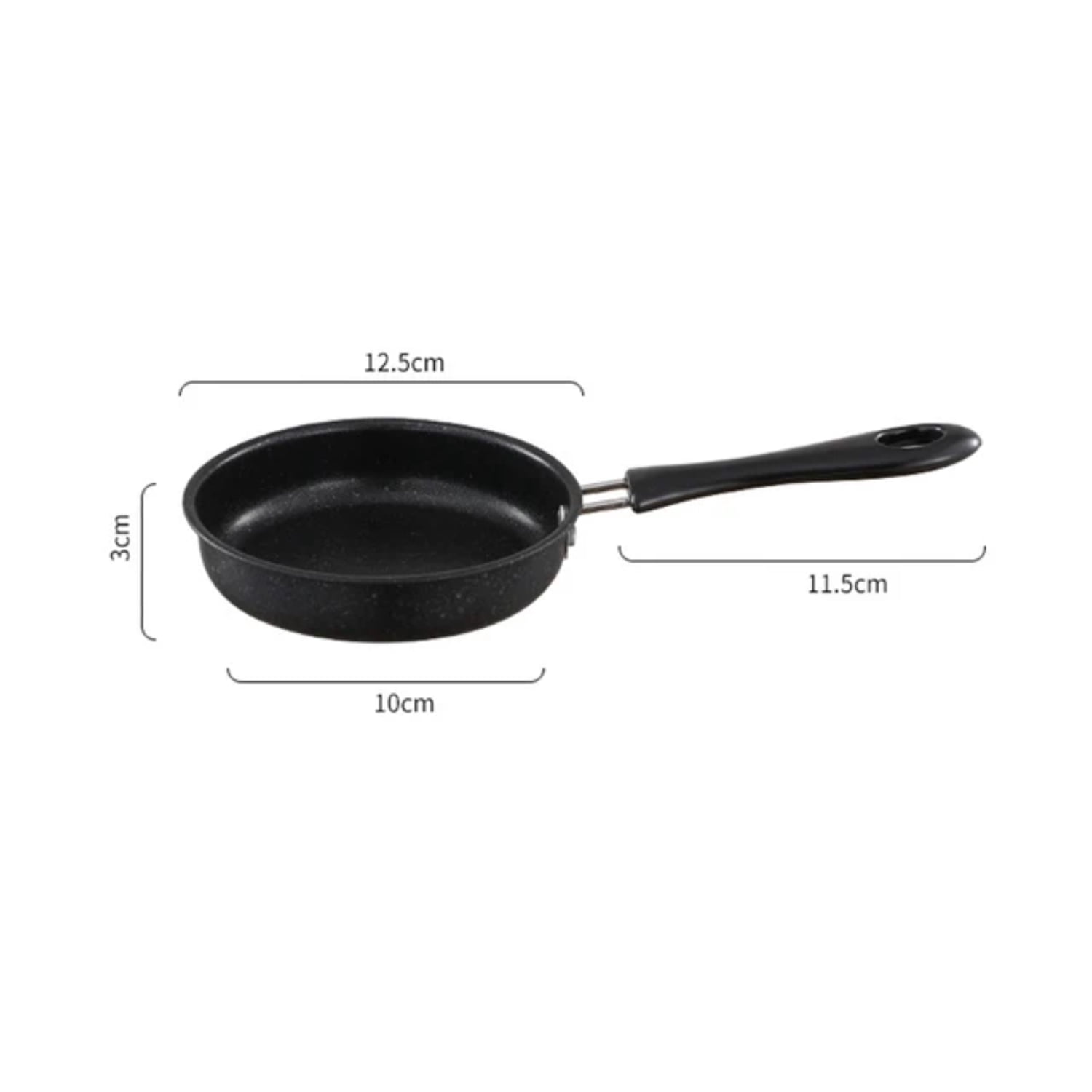 ZNGXZB Nonstick Stainless Steel Omelet Pan with Long Handle for Ham