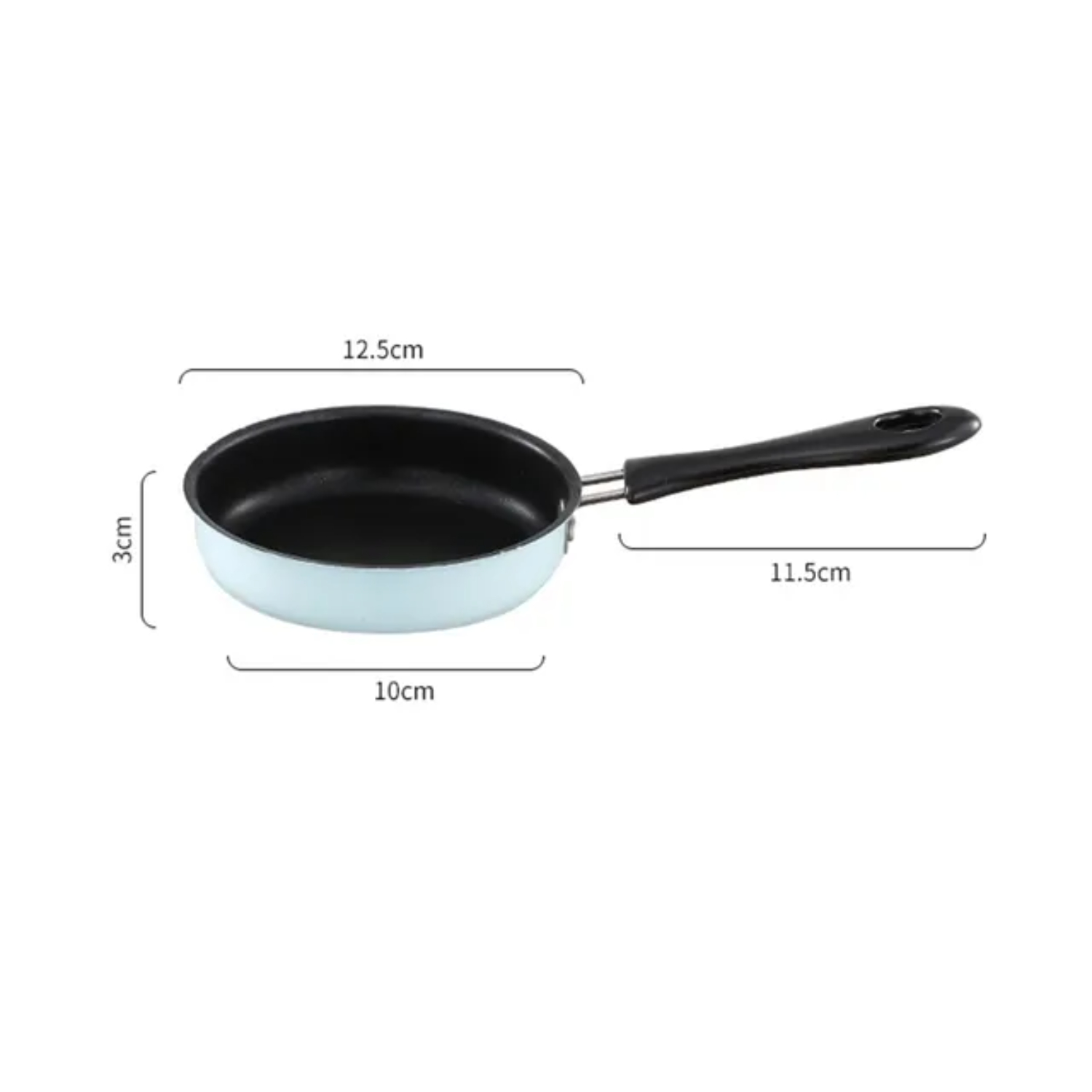 ZNGXZB Nonstick Stainless Steel Omelet Pan with Long Handle for Ham