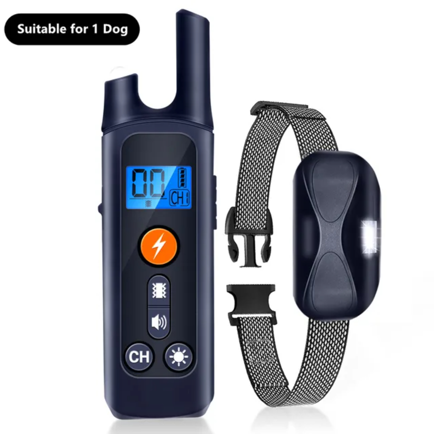ZNGXZB Waterproof 1000m Remote Control Dog Training Collar with Shock Vibration and Sound Anti