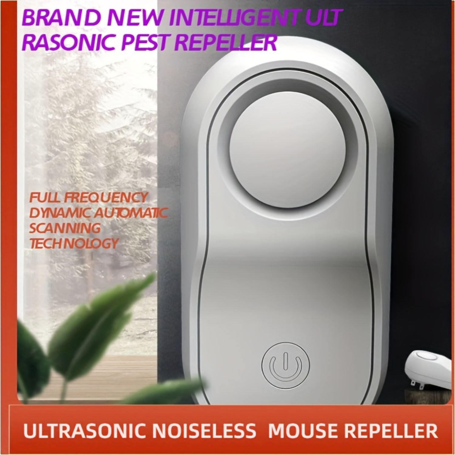 ZNGYXN 1pc Intelligent Ultrasonic Pest Repellent Powerful and