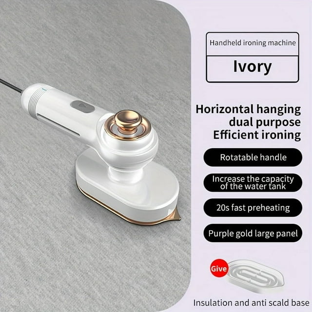 ZNGYXN 1pc Portable Handheld Steam Iron DualPurpose for Dry and Wet