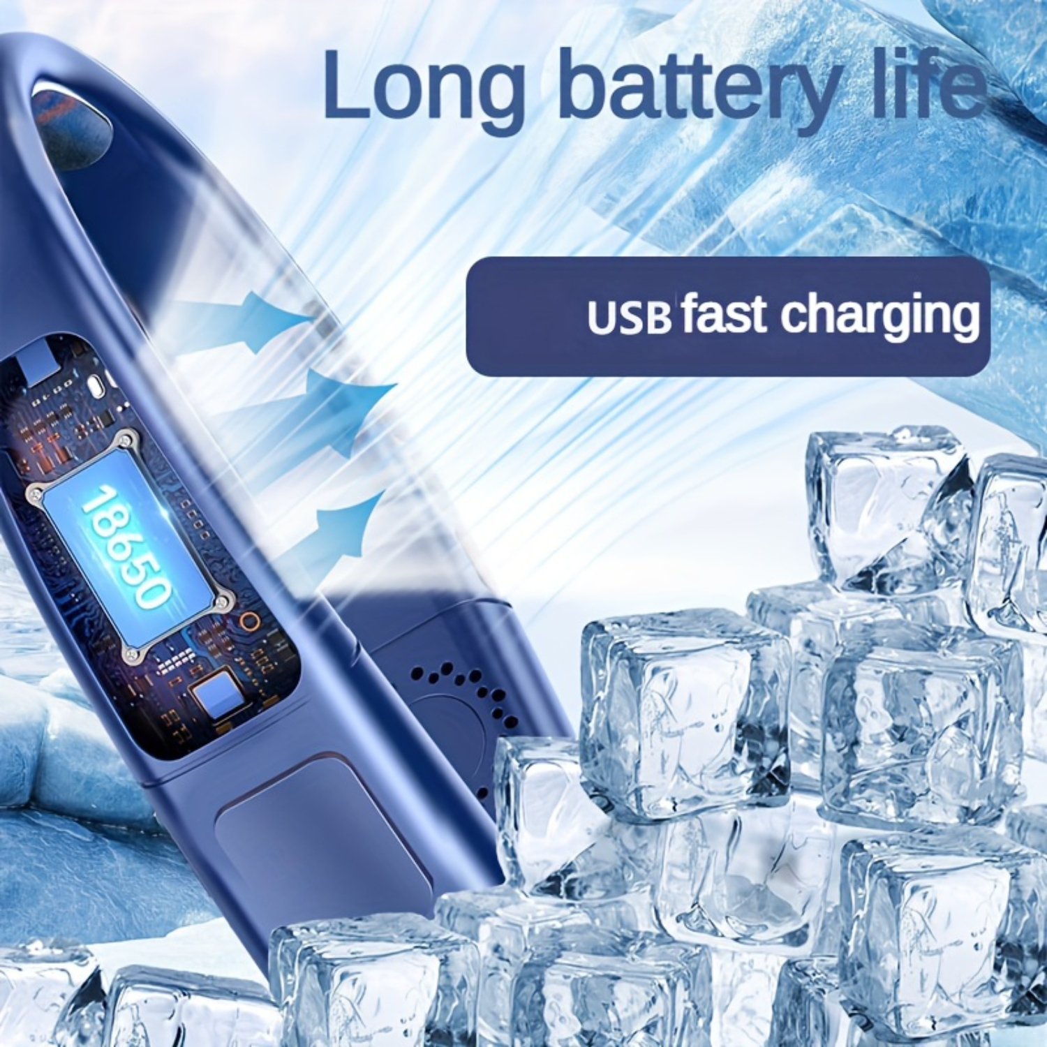 ZNGYXN 1pc USB Hanging Neck Fan Air Conditioner Fan Portable Fan Quiet