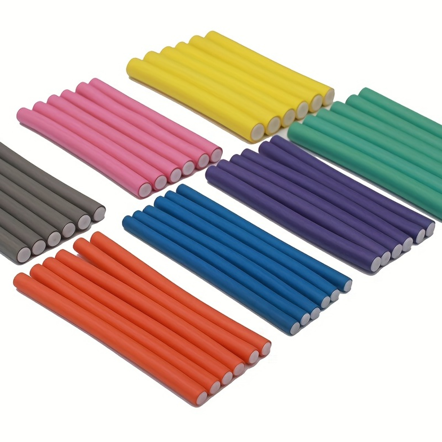 ZNGYXN 42pack Soft Foam Flexi Hair Rollers Effortless HeatFree