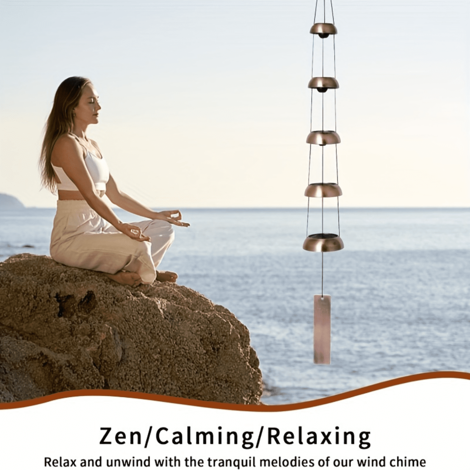 Reicyfang Wind Chimes For Outside, Bell Wind Chimes Temple
