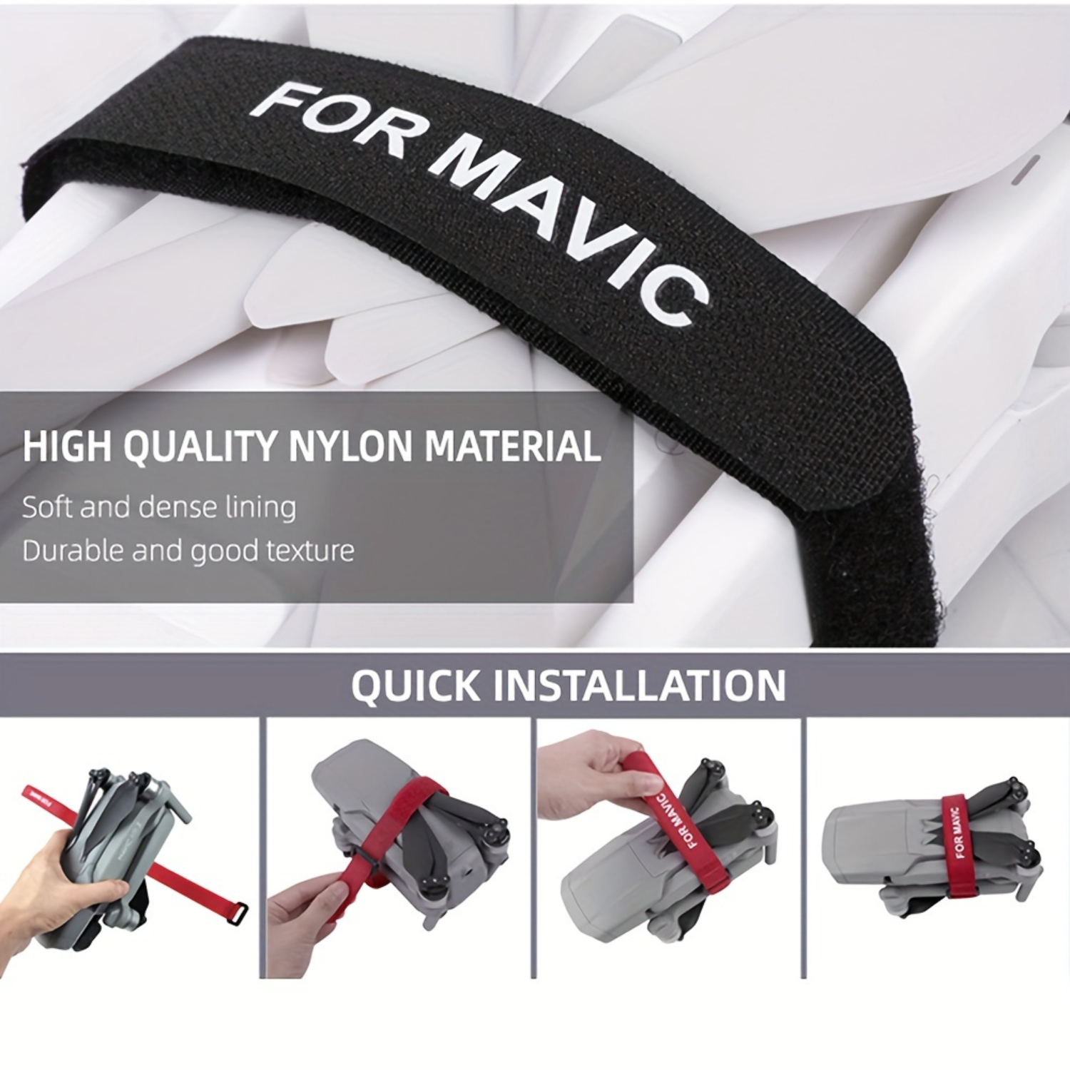 ZNGYXN Mini 3 Pro Peller Stabilizer Fixing Tape Straps Drone Blade