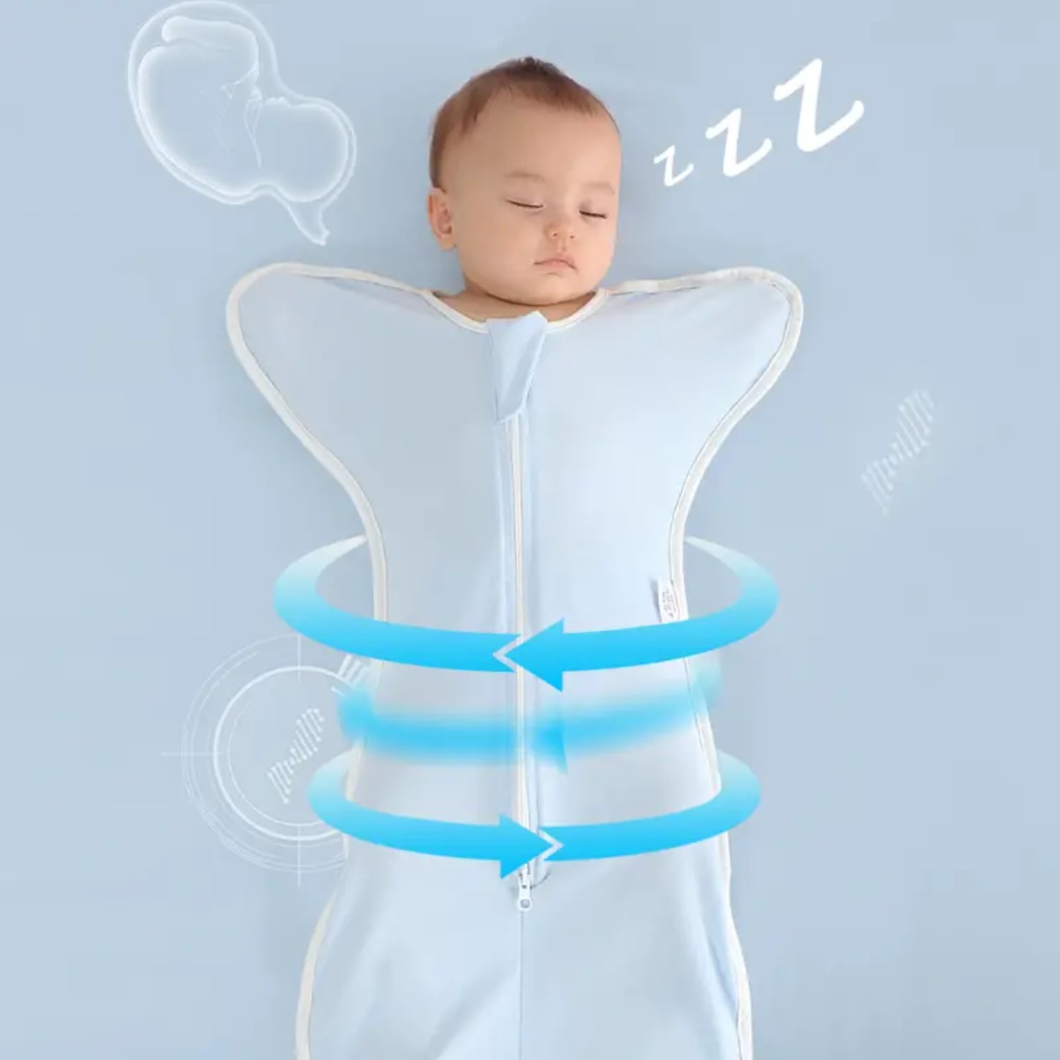 ZNGYXN Swaddle Up Baby SelfSoothing Transition Swaddle 26 inches