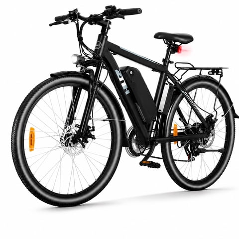 ZNH 500W Class 2 Electric Bike for Adults, 26", Removable 374.4Wh Lithium-Ion Battery, 20MPH Top Speed, Front Suspension, UL 2849 Certified