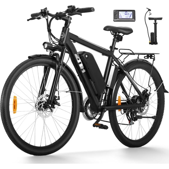 ZNH Electric Bicycle for Adults 1000w Peak Electric Mountain Bike with 52V 13Ah Removable Battery ,26" off-road Ebike, Shimano 21-Speed, UL 2849Black