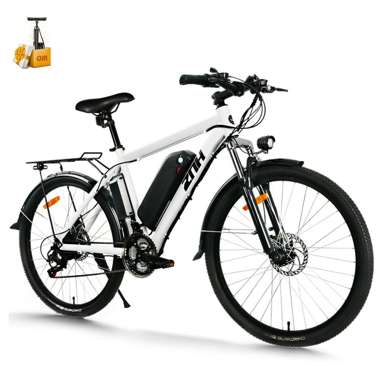 ZNH Mountain Electric Bicycle, 26 in. 350 W, Removable 36 V/10 Ah Battery,  Black