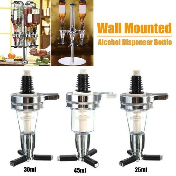 ZNNT 25/30/45ml Wall Mounted Wine Beer Liquor Juice Dispenser Bar Home Pourer Machine Clearance_Plastic Wine Dispenser Bottle