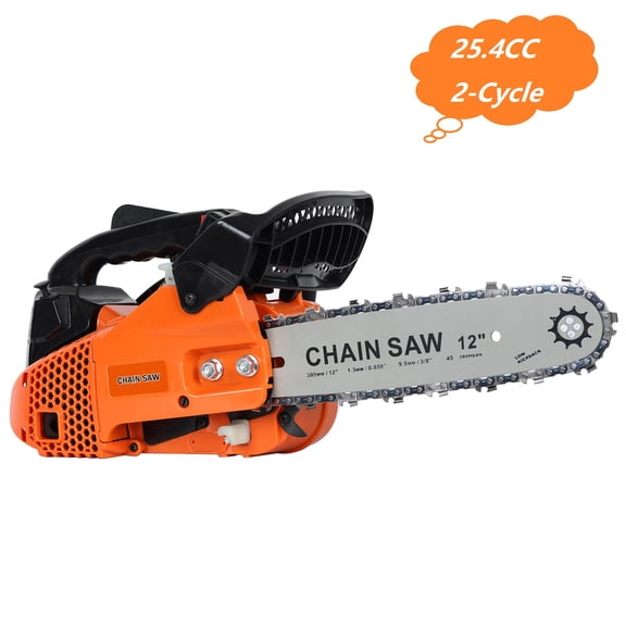 ZNNT 25.4CC 2-Cycle Gas Powered Chainsaw 12-inch Cordless Handheld Gasoline Chain Saws