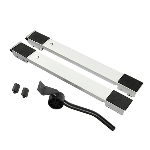 ZNNT 2Pcs Extendable Appliance Roller Heavy Duty Washing Machine Roller Slider Liftable Mobile Washer Dryer Machine Refrigerator Base Furniture Mover Stand with Wheels _Clearance Moving Stand