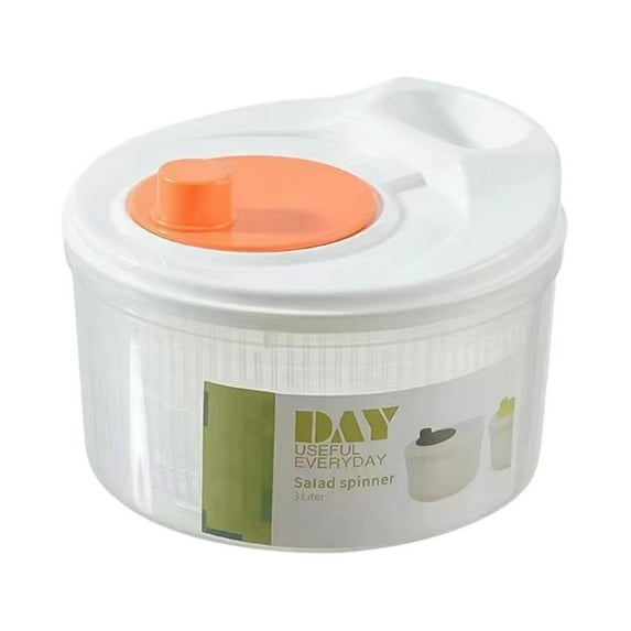 ZNNT 3L Large Vegetable Spinner Salad Cleaner Fruit And Vegetable Washer Bowl Lettuce Dryer Fruit Drain Basket _Clearance Drain Basket