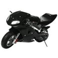 ZNNT Gas Pocket Bike 49cc 2Stroke Mini Bike with Dual Headlights, Disc