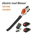 ZNNT Leaf Blower Cordless, 24V Electric Leaf Blower with 2 Batteries