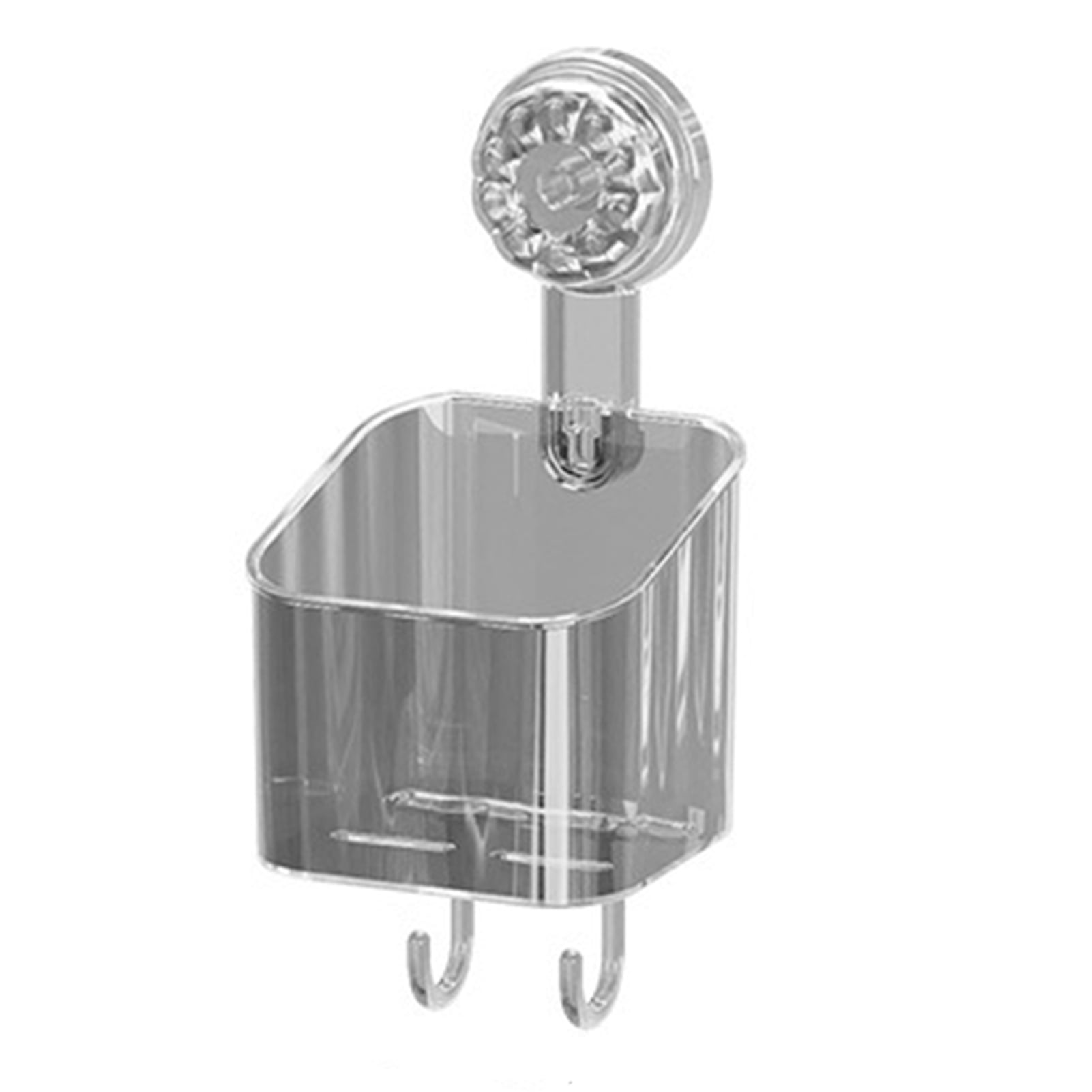 ZNNT No-Drilling Corner Shower Caddy Suction Cup Holder with Hook ...