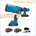 ZNNT Paint Sprayer with 800 ml Container 600W Electric Spray Paint Gun
