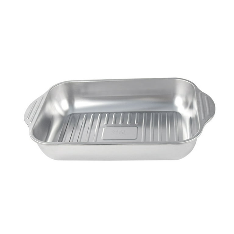 ZNNT Stainless Steel Roasting Pan with Lid And Handle Heavy Duty - Main Image