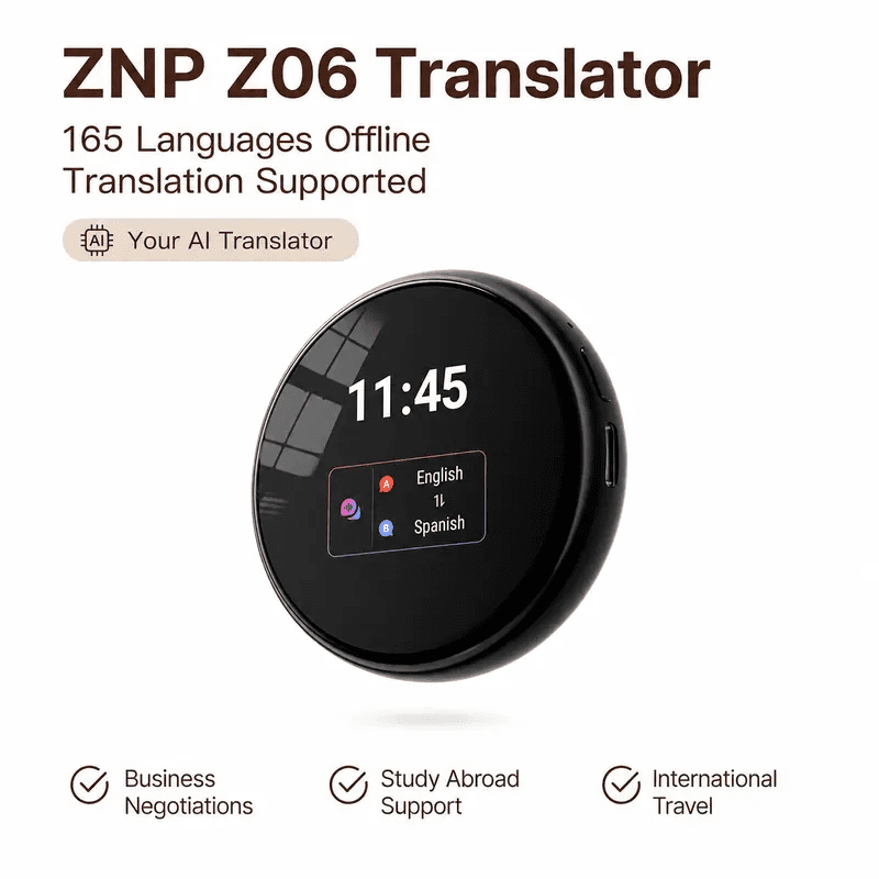 Sign Language Quick Learn ZNP Z06 Intelligent Language Learning & Translation Machine 165 ...