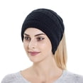 thumbnail image 1 of ZNQHFRE Unisex Knitted Hat , Foldable Slouchy Wind‑Proof Ear‑Protective Beanie For Beach Hiking Travel Daily Casual Wear, 1 of 2