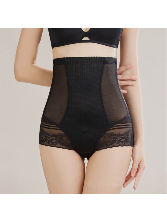 Women Panties Compression Body Boxer Briefs, Hip Lifting Underwear Black M