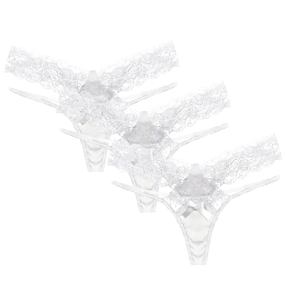 ZNQHFRE Women Panties Soft Elegant Briefs Lace T Back Underwear H 3XL