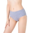 thumbnail image 1 of ZNQHFRE_Women Plus Size High Waist Pure Cotton Briefs, Breathable High Stretch Wide Crotch Panties_Grey_XXL, 1 of 4