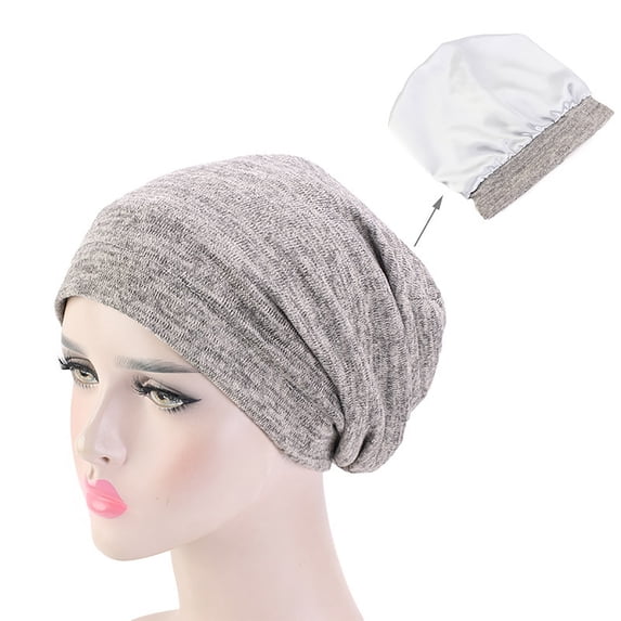 ZNQHFRE Women Soft Lightweight Beanie Cap, Breathable Sleeping Chemo Cap Daily Head Cover