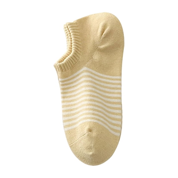 ZNQHFRE Women Striped Socks Cotton No Show Low Cut Socks Ankle Sock ...