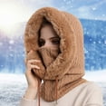 thumbnail image 1 of ZNQHFRE Women Winter Balaclava Hat, 2‑In‑4 Windproof Ski Cycling Cap With Neck Gaiter Face Mask Warm Outdoor Cold‑Weather Hat, 1 of 3
