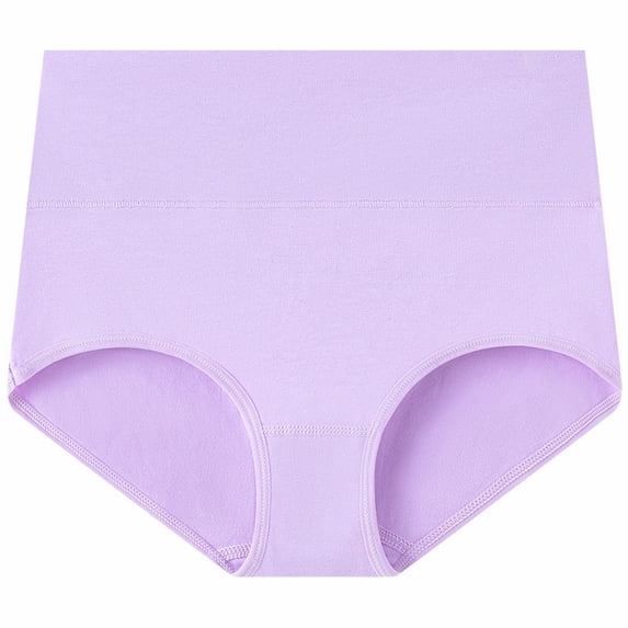 ZNQHFRE Women's High Waisted Underwear, Soft Full Coverage Hip Briefs, Regular & Plus Size Ladies Triangle Panties