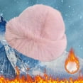 thumbnail image 1 of ZNQHFRE Women’s Thick Plush Faux Mink Mongolian Hat, Windproof Warm Ear Protection Hat For Autumn Winter, 1 of 4