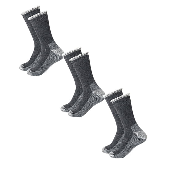 ZNQHFREMen & Women Thick Cushioned Hiking Socks, Outdoor Sports Socks, Lightweight Polyester Socks for Spring Autumn, 3 Pairs