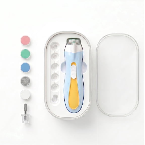 ZNQPLF Baby Nail Trimmer Electric, Baby Nail File Electric, Infant Nail File with LED Light, Usb-c Rechargeable
