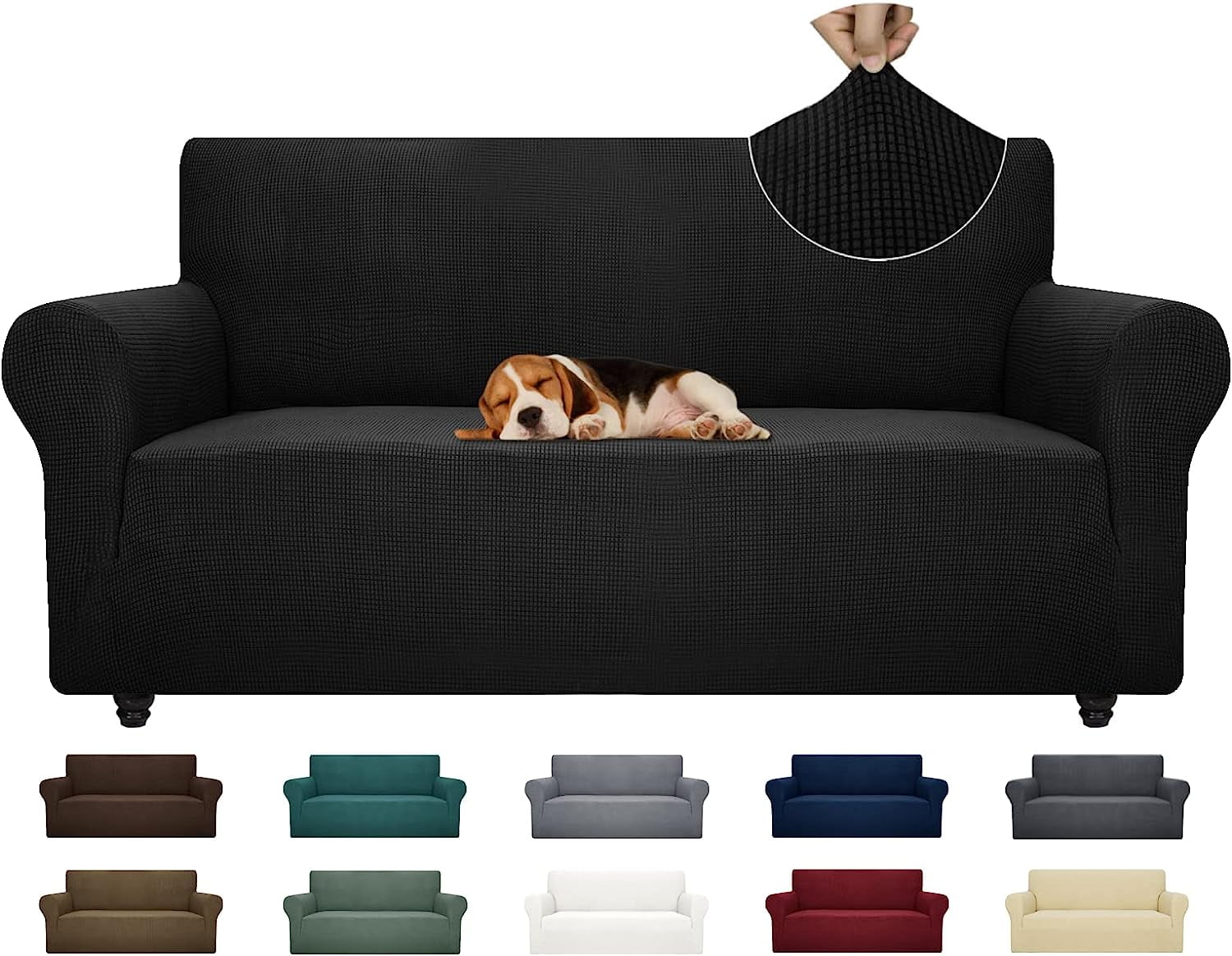 ZNSAYOTX Super Stretch Couch Cover Universal Sofa Covers for Living