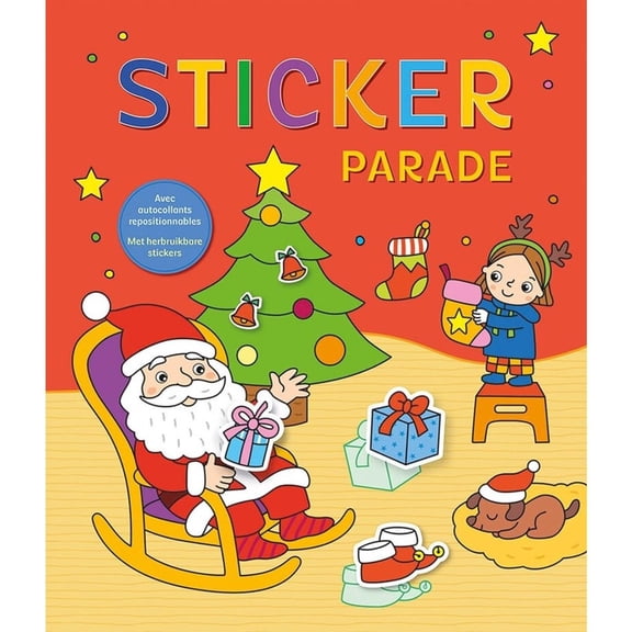 ZNU Kerstman Sticker Parade / Le pre Nol Sticker Parade (Paperback)