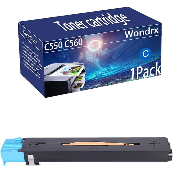 C550 C560 Toner Cartridge for Xerox C550 C560, High Yield 18000 Pages, Reliable Performance Compatible for Xerox Color 550/560/570/5580/6680/7780/5585/6685/7780