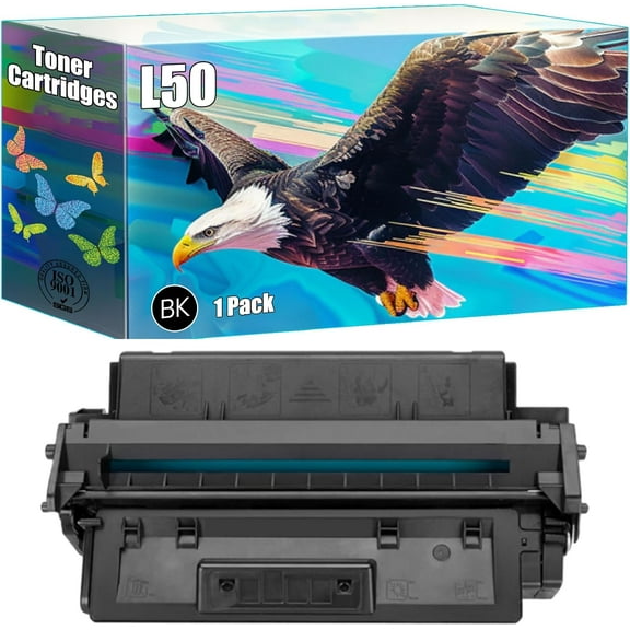 ZNWR L50 Toner Cartridges Compatible for Canon PC Series Copiers PC-1060 PC-1061 PC-1080F Printers, High Yield 6000 Pages, Bright Colors Clear Printing (Black)