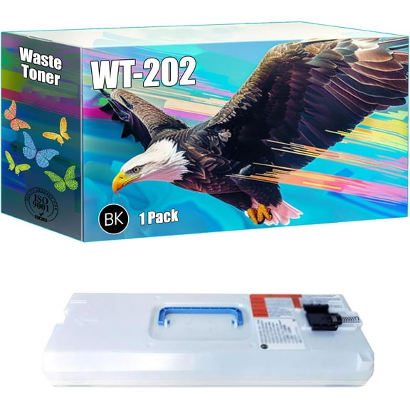 ZNWR WT-202 Waste Toner Container Compatible for Canon imageRUNNER Advance DX 6000i C3725i C3730i C3826i C3830i C3835i C5735i C5740i C5750i C5760i Printers, High Yield 100000 Pages (Black)